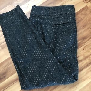 Loft Grey Pattern Pants